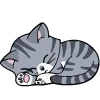 Стикер 54 🍩 200 Cats - котики эмоджи