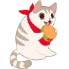 Стикер 21 🍩 200 Cats - котики эмоджи