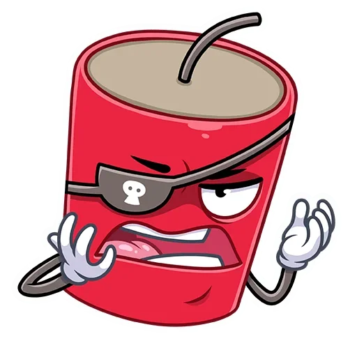 🤦‍♂ Стикер «Динамит» для Telegram