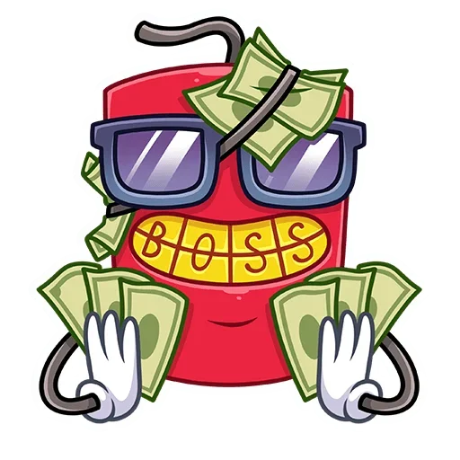 🤑 Стикер «Динамит» для Telegram