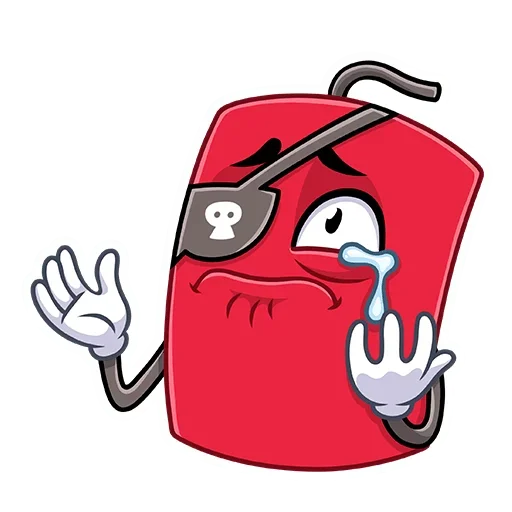 😢 Стикер «Динамит» для Telegram