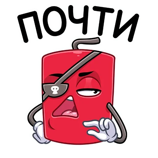 🤷‍♀️ Стикер «Динамит» для Telegram