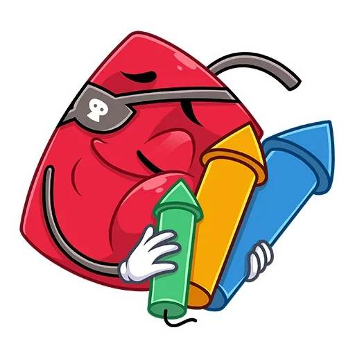 ❤️ Стикер «Динамит» для Telegram