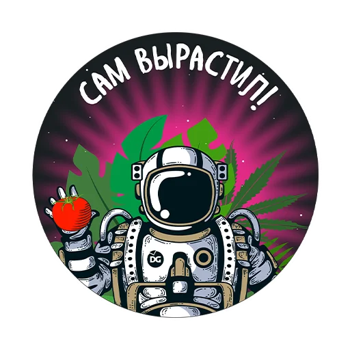 🌱 Стикер «DzagiGrow» для Telegram