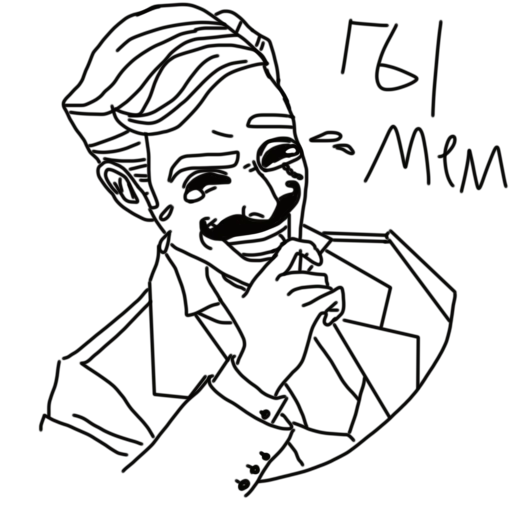 🥳 Стикер «Джентельменский Пак» для Telegram