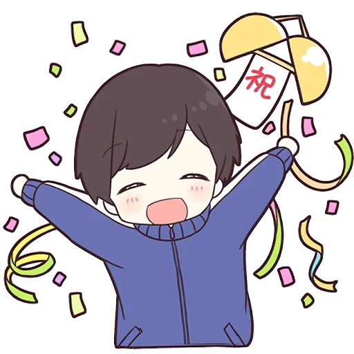 🥳 Стикер «Джерси-кун» для Telegram