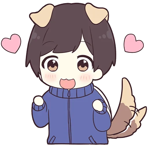 🥰 Стикер «Джерси-кун» для Telegram