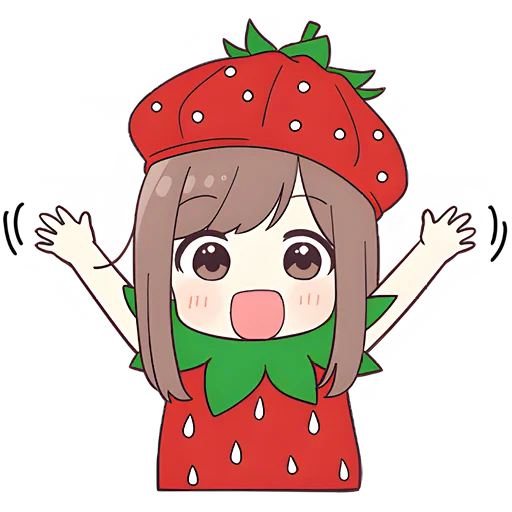 🥳 Стикер «Джерси-тян 6» для Telegram