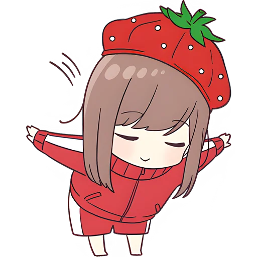 😌 Стикер «Джерси-тян 6» для Telegram