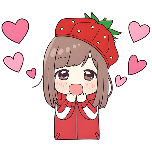 🥰 Стикер «Джерси-тян 6» для Telegram