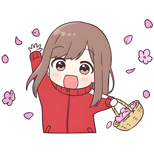 🥰 Стикер «Джерси-тян 6» для Telegram