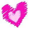 Стикер 26 Hand Drawn Hearts