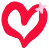 Стикер 24 Hand Drawn Hearts