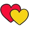 Стикер 43 Hand Drawn Hearts