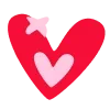 Стикер 17 Hand Drawn Hearts