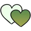 Стикер 45 Hand Drawn Hearts