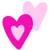 Стикер 5 Hand Drawn Hearts
