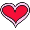 Стикер 48 Hand Drawn Hearts