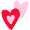 Стикер 6 Hand Drawn Hearts