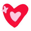 Стикер 2 Hand Drawn Hearts