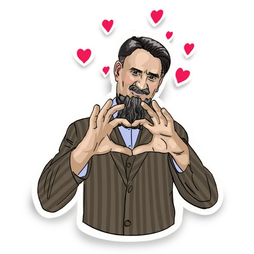 😍 Стикер «Дзыкеры» для Telegram