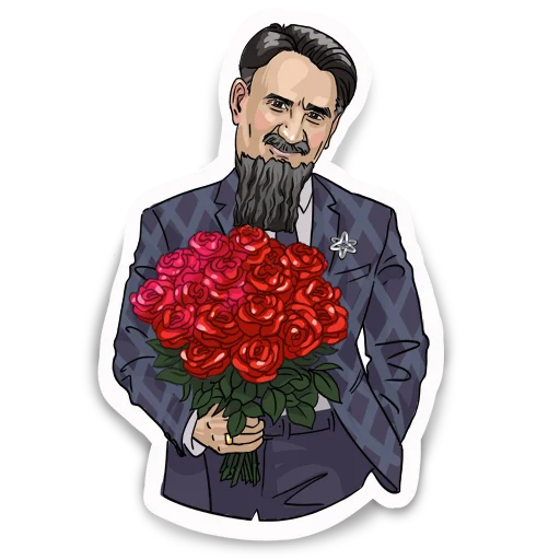 💐 Стикер «Дзыкеры» для Telegram