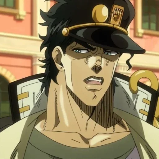 😔 Стикер «Joutarou Kuujou» для Telegram