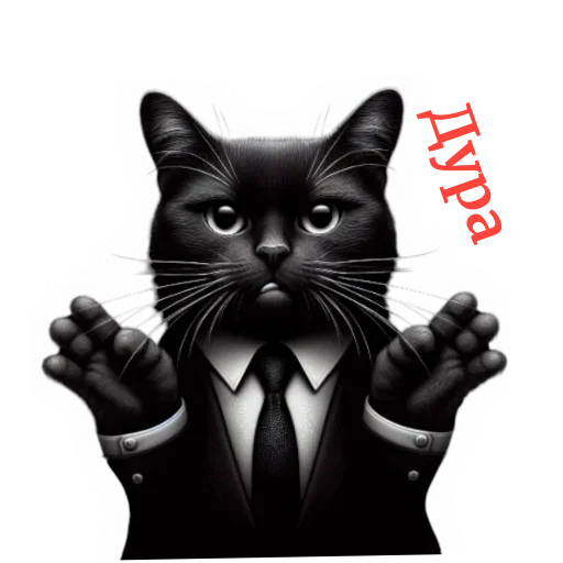 😼 Стикер «пиштя» для Telegram
