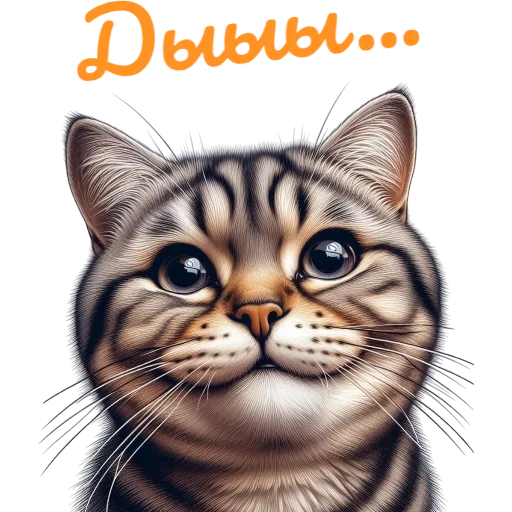 🐱 Стикер «пиштя» для Telegram