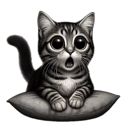🐱 Стикер «пиштя» для Telegram