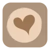 Стикер 60 Brown #color #brown #cute #food