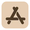 Стикер 48 Brown #color #brown #cute #food