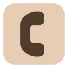 Стикер 55 Brown #color #brown #cute #food