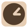 Стикер 53 Brown #color #brown #cute #food