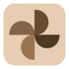 Стикер 46 Brown #color #brown #cute #food