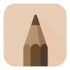 Стикер 52 Brown #color #brown #cute #food
