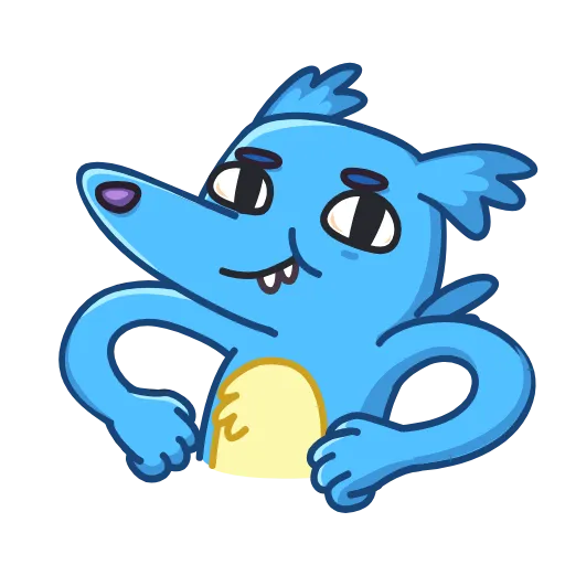 👍 Стикер «Earl the Wolf» для Telegram