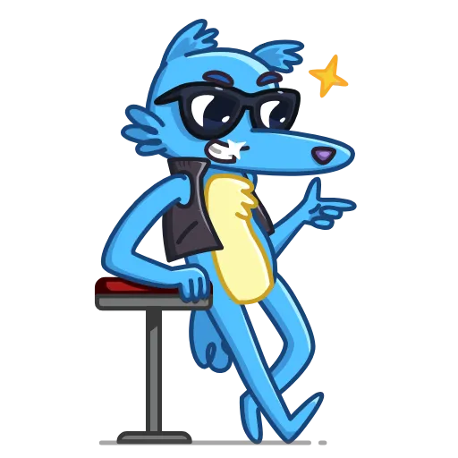 😎 Стикер «Earl the Wolf» для Telegram
