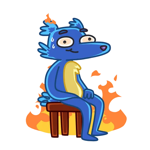 🔥 Стикер «Earl the Wolf» для Telegram