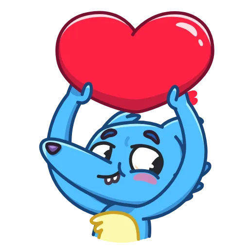 ❤️ Стикер «Earl the Wolf» для Telegram