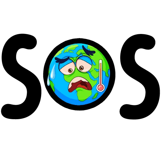 😮 Стикер «Climate change» для Telegram