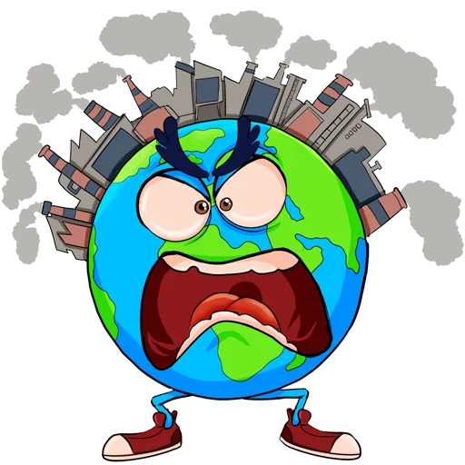 😤 Стикер «Climate change» для Telegram