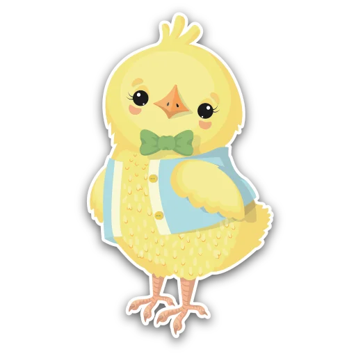 🐤 Стикер «Easterpakc» для Telegram