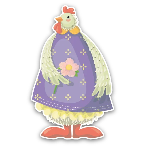 🐔 Стикер «Easterpakc» для Telegram