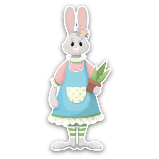🐰 Стикер «Easterpakc» для Telegram