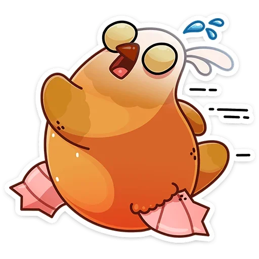 🏃‍♂️ Стикер «Пасхальная Клунька» для Telegram