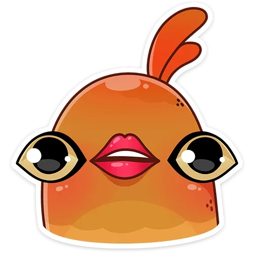 👄 Стикер «Пасхальная Клунька» для Telegram