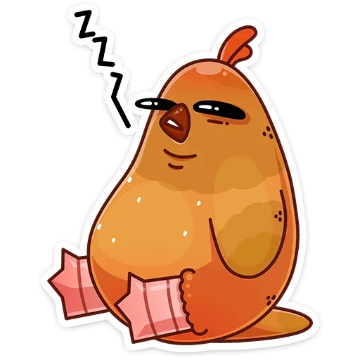 😴 Стикер «Пасхальная Клунька» для Telegram