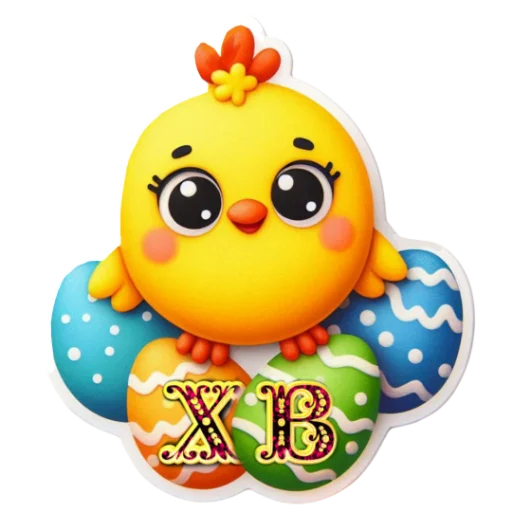 🥚 Стикер «Пасха» для Telegram