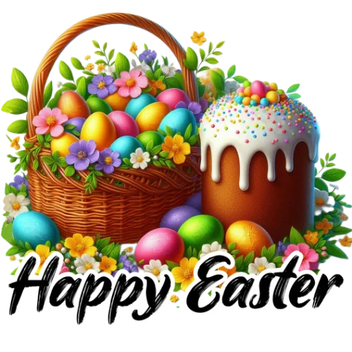 🐰 Стикер «Пасха» для Telegram